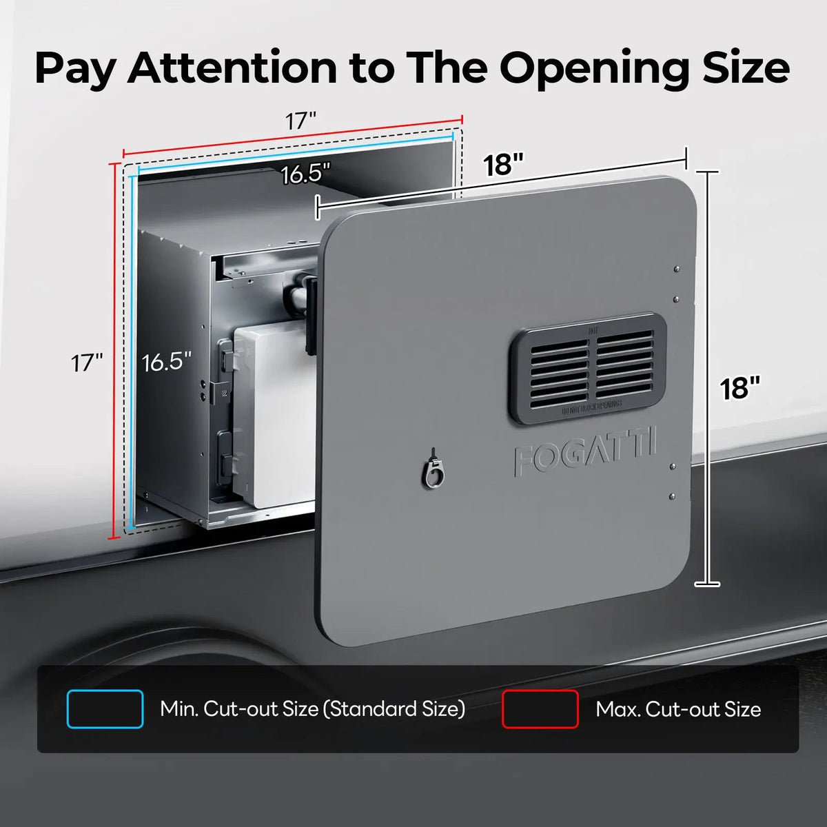 REFURBISHED - Gray Door for Fogatti Ultra Tankless Water Heater