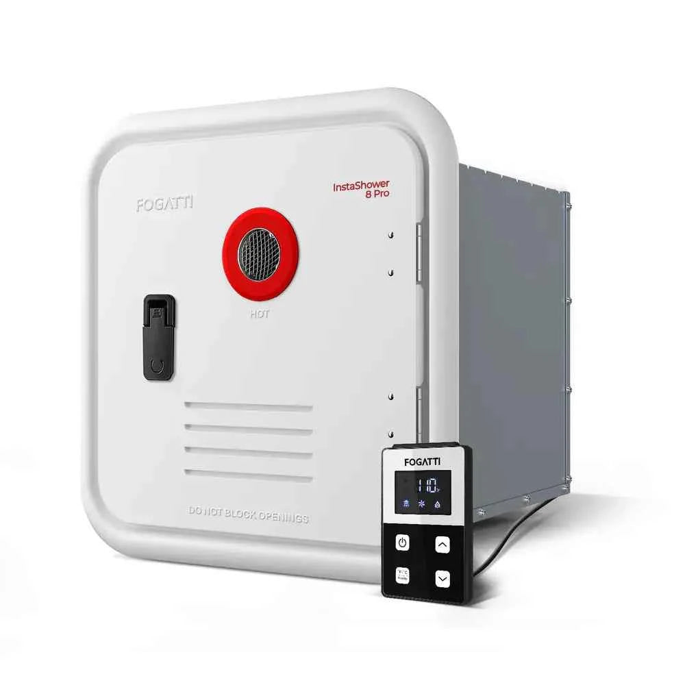 Open Box - FOGATTI InstaShower 8 Pro, 60,000 BTU Propane RV Tankless Water Heater