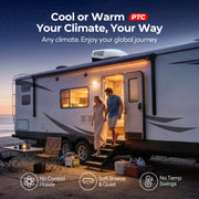 [PRE ORDER]Fogatti InstaCool Pro 18,000 BTU RV Rooftop Air Conditioner with PTC Heating | Heat & Cool