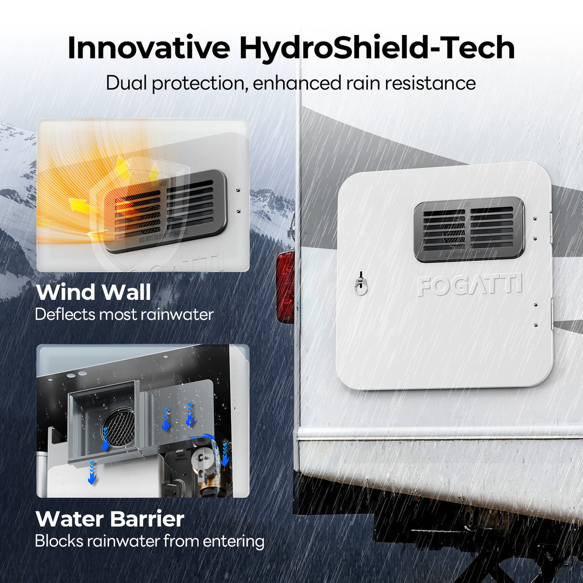 Fogatti InstaShower Ultra RV tankless water heater