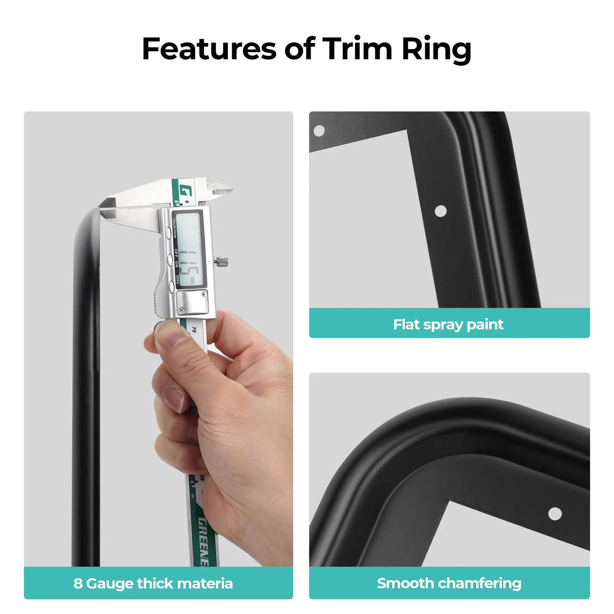 15-18-RV Water Heater Door Trim Ring Features-black