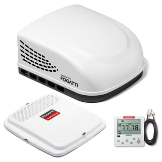 Fogatti InstaCool 15,000 BTU RV Rooftop Air Conditioner | Fast Cool | Replaceable Ducted/Non-Ducted RV AC | 115V(AC)