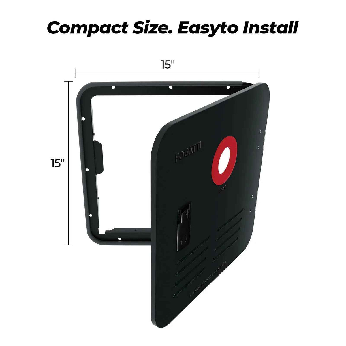Open Box - Fogatti RV Tankless Water Heater Door - 15 x 15 inches