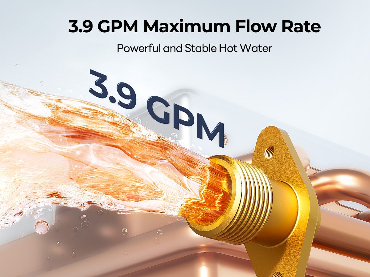 Fogatti InstaShower Ultra high-flow hot water