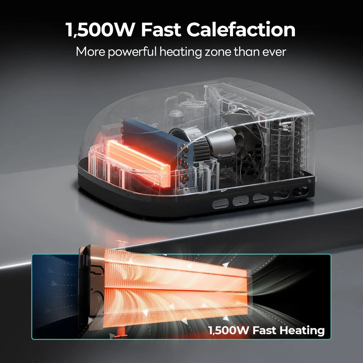 REFURBISHED - Fogatti InstaCool 15,000 BTU RV Rooftop Air Conditioner | Heat & Cool | Replaceable Non-Ducted/Ducted RV AC | 115V(AC)