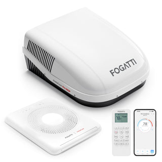 [PRE ORDER]Fogatti InstaCool Pro 18,000 BTU RV Rooftop Air Conditioner with PTC Heating | Heat & Cool