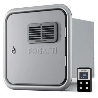 Fogatti InstaShower Ultra, 66,000 BTU, 0.5-3.9 GPM Propane RV Tankless Water Heater with Mixing Tank (Supreme Series)