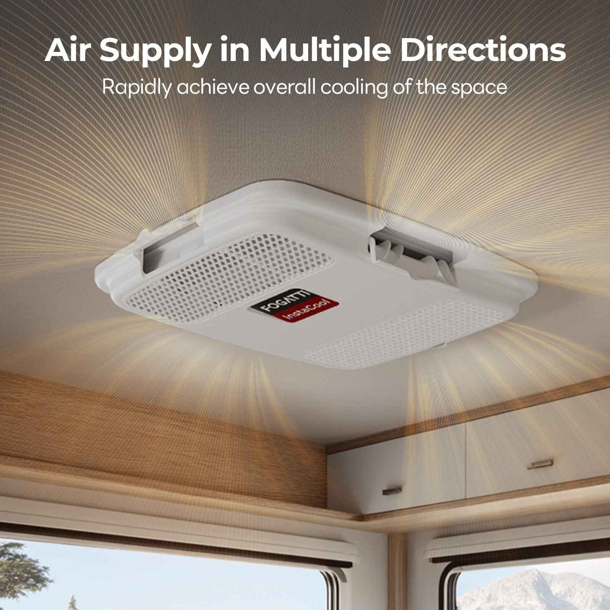 Open Box - Fogatti RV Rooftop Air Conditioner ADB Package Only