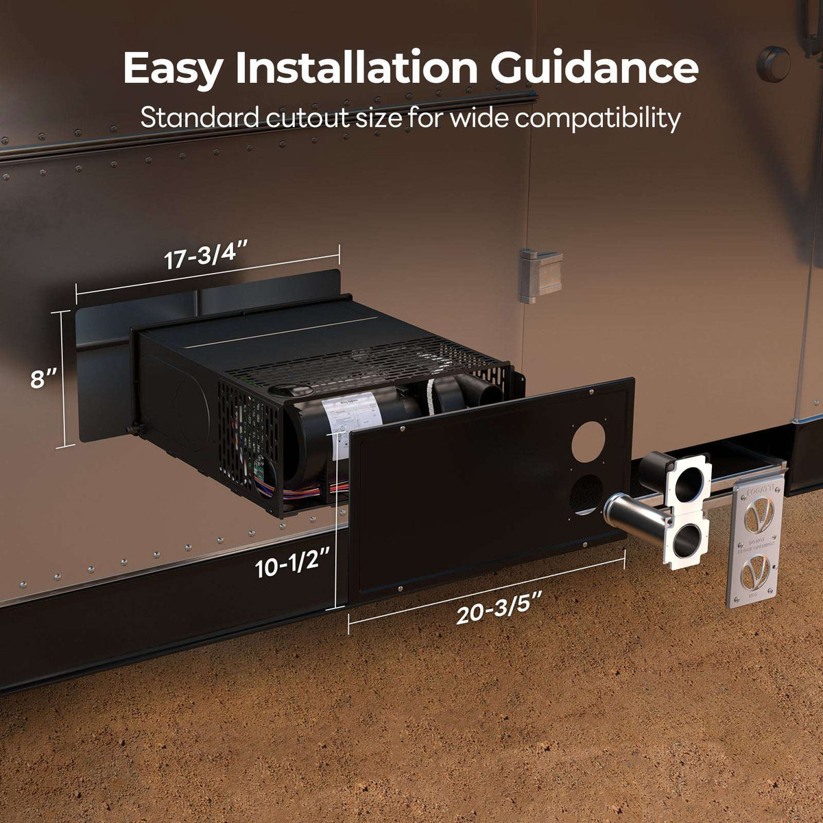 Fogatti RV Furnace Door