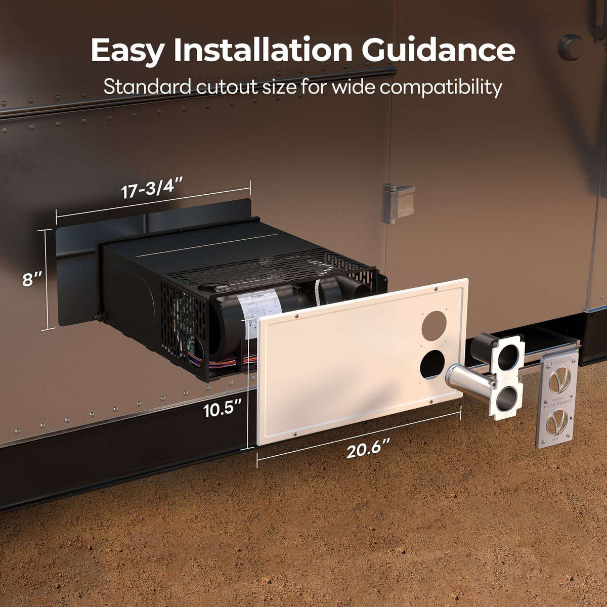 Fogatti RV Furnace Door