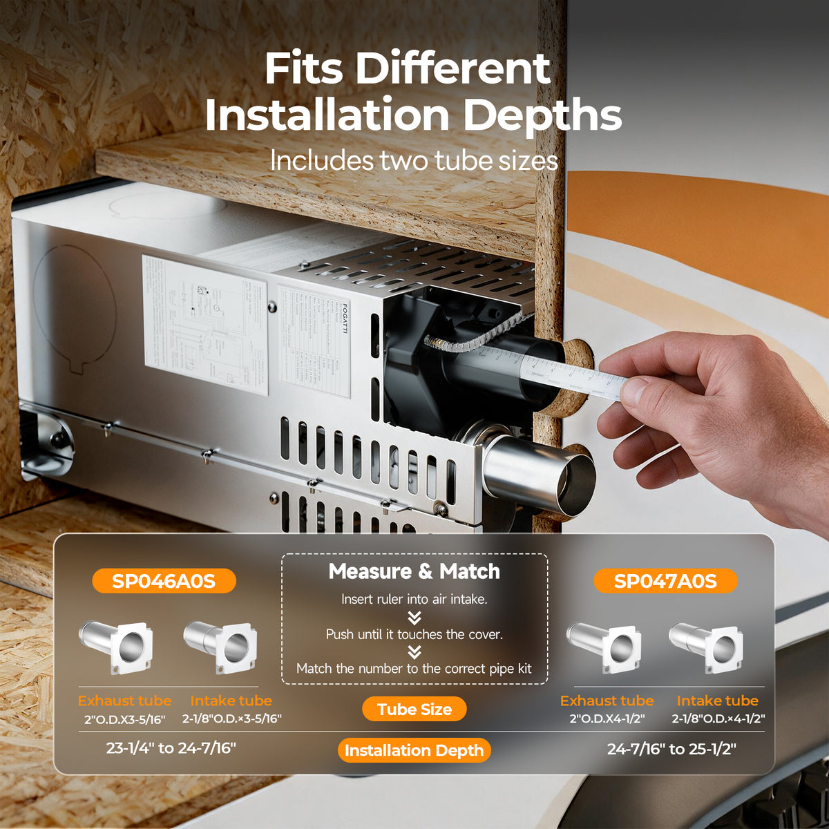 Fogatti InstaHeat 20K Compact RV Furnace