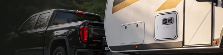 Fogatti RV tankless water heater installed on an RV trailer